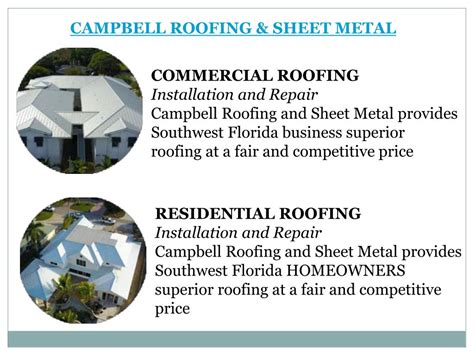 campbell roofing & sheet metal|campbell roofing and construction.